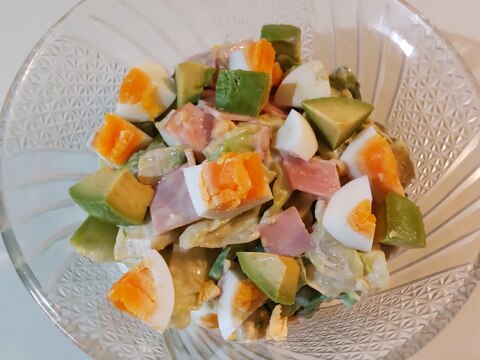 簡単で彩りキレイ♪キャベツの春色サラダ